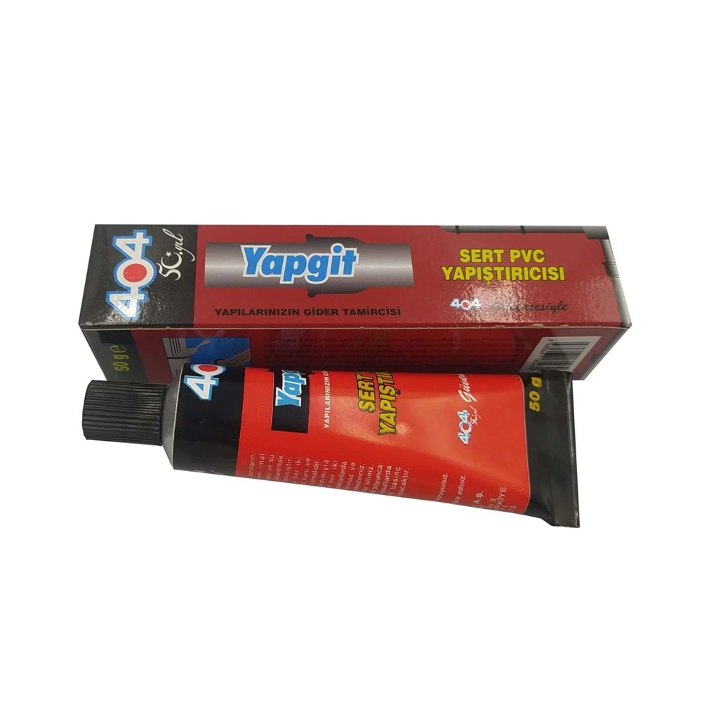 404 Yapgit Sert Pvc Yapıştırıcı 50gr