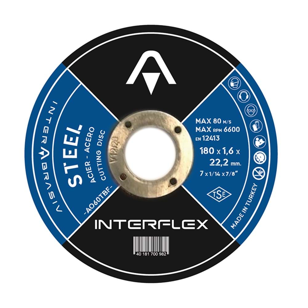 İnterflex Metal Kesici Taş 180x3.0x22.23 mm