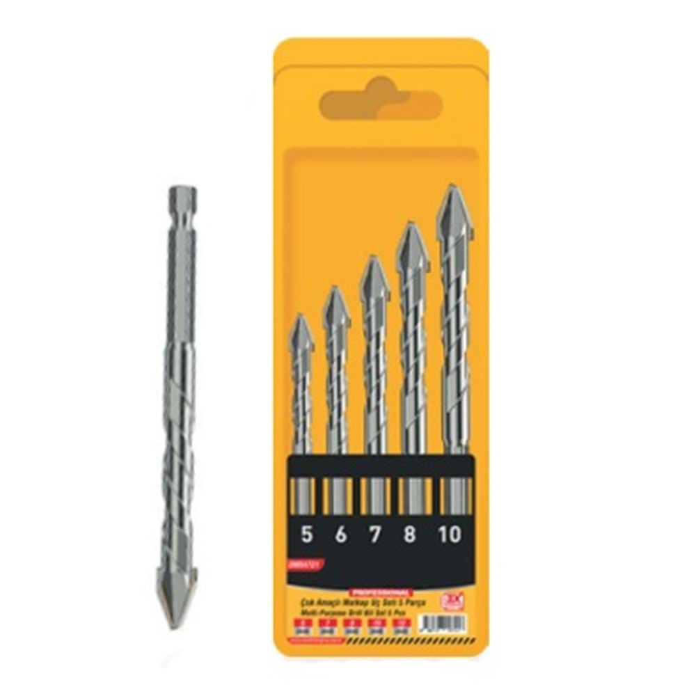 Bosss Çok Amaçlı Matkap Uç/Ucu Seti 5 Parça