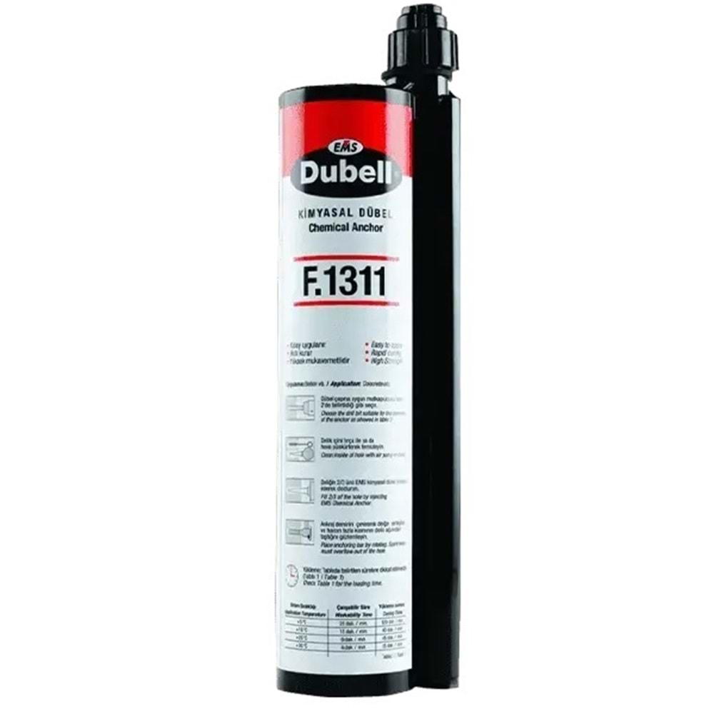 Ems Kimyasal Dübel E.1311 Epoksi 345ml