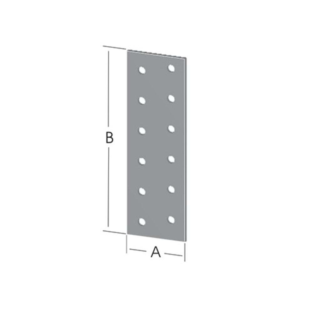 Vg Düz Sac Gönye 40x100mm