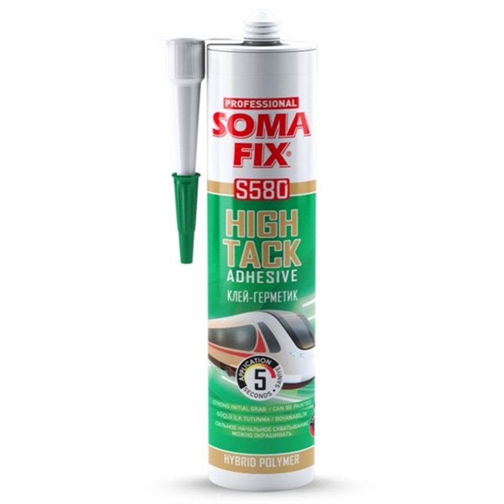 Somafix High Tack Hibrit Korniş/Kornej Yapıştırıcı Beyaz 290 ml