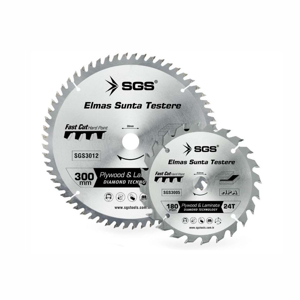 SGS Elmas Sunta Kesme Testere 150mm x 24T x 30.00mm