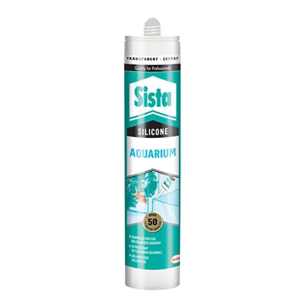 Sista Akvaryum Silikonu Şeffaf 280ml