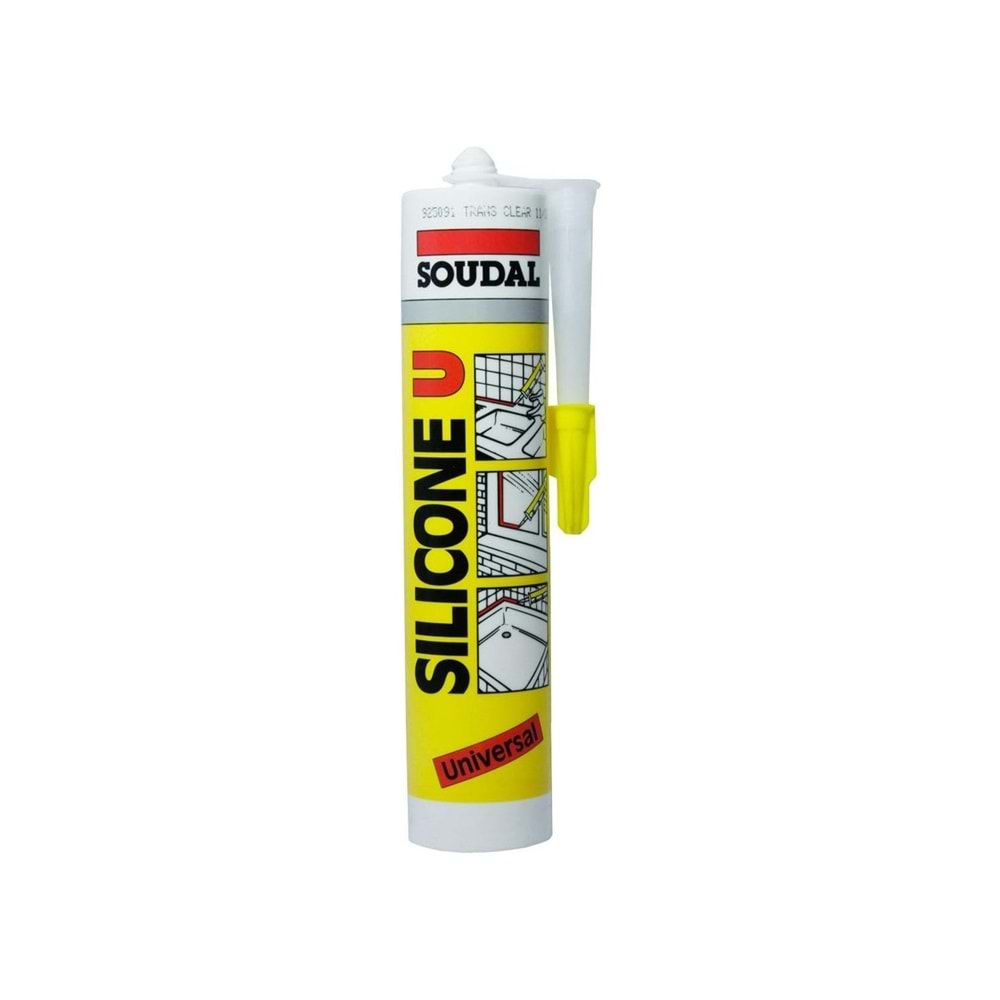 Soudal Silikon Şeffaf 280 Gr