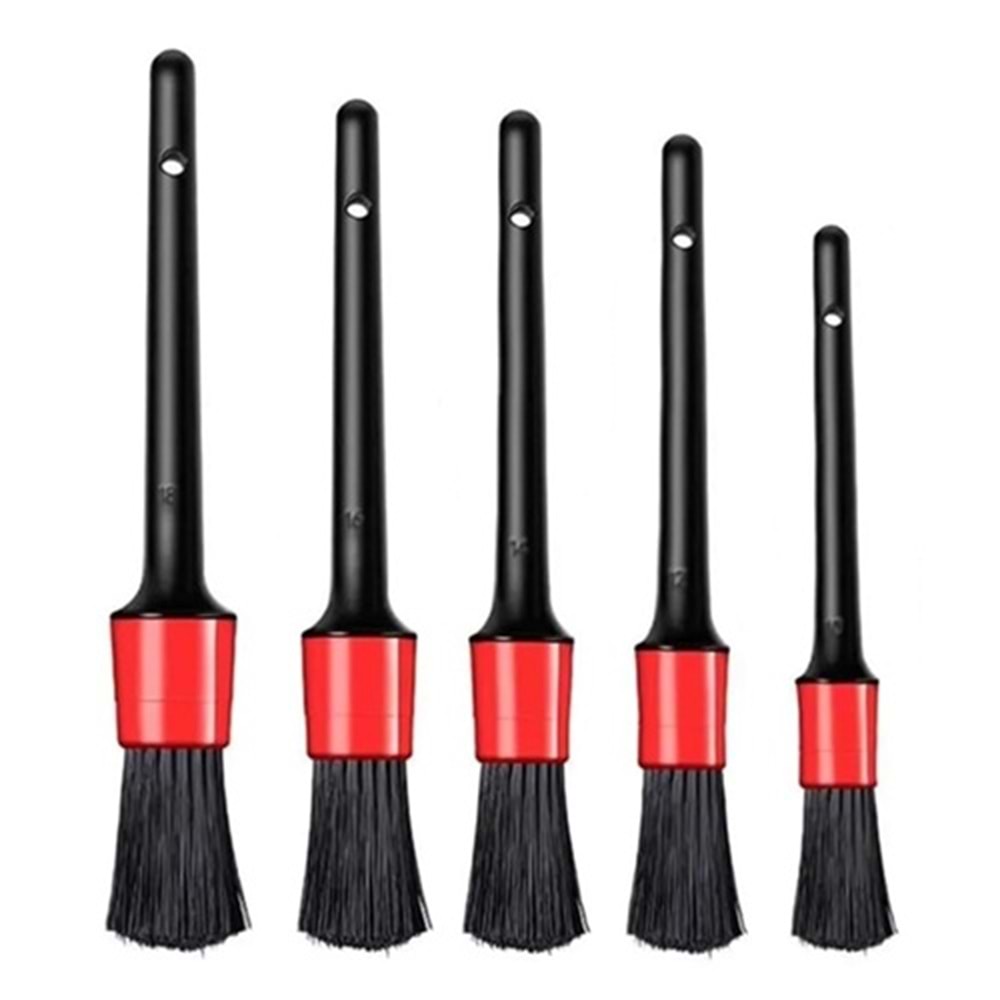 Hırsan Araba Oto İç Dış Konsol Detay Temizlik Fırça Seti 5 Li