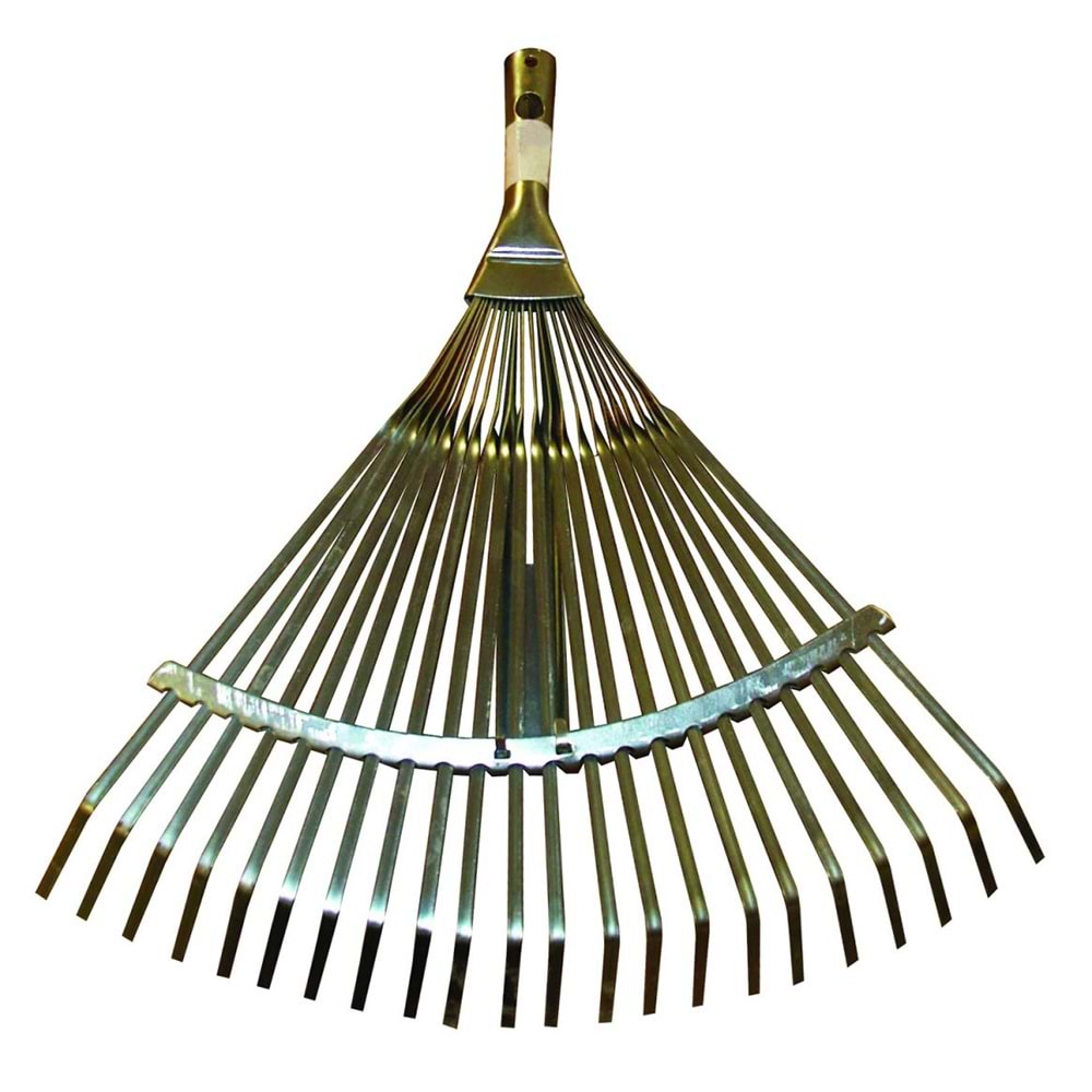 Hırsan Çim Tırmığı - Yaprak Tırmık Ayarlı Metal (Sapsız)