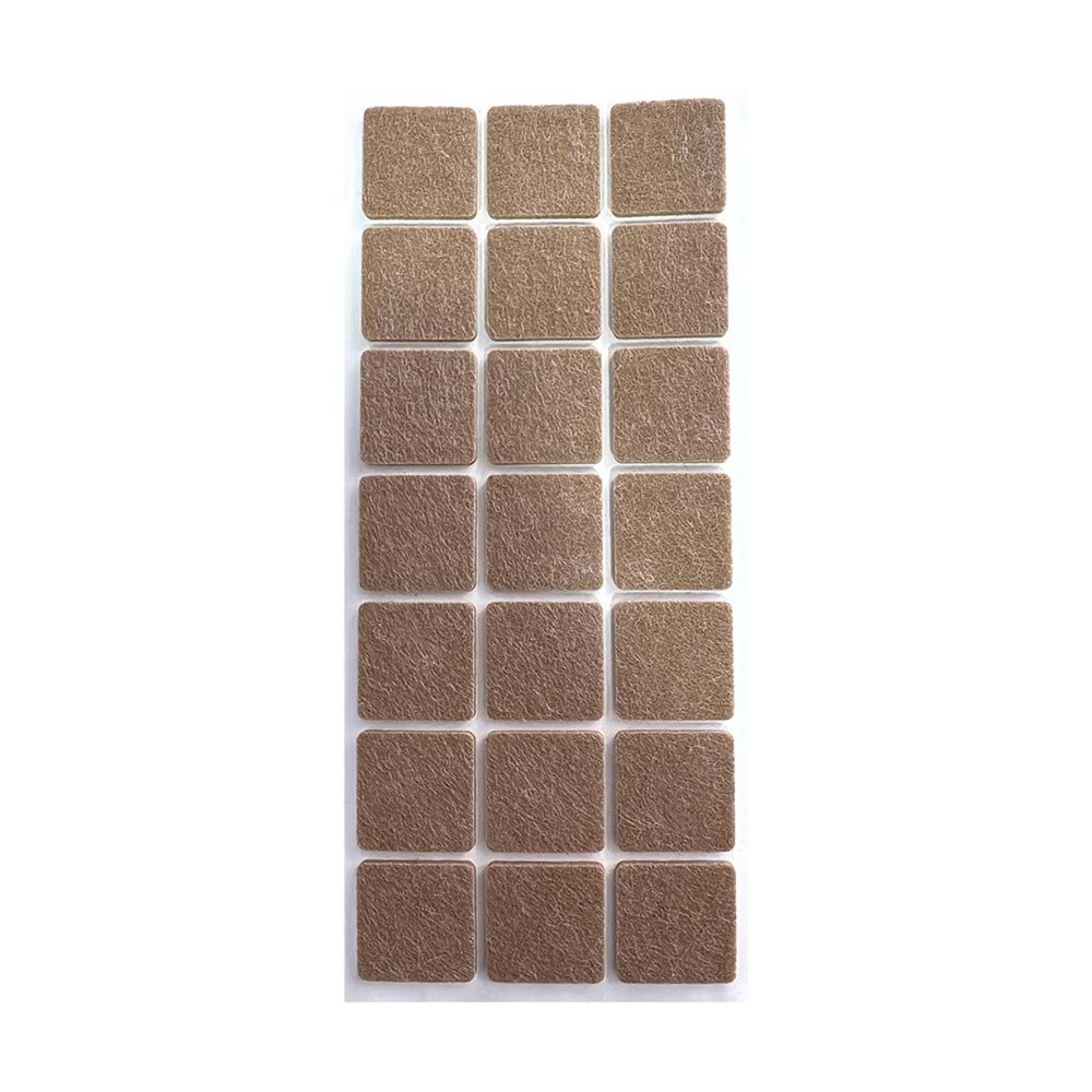 Hırsan Zemin Koruyucu Yapışkanlı Keçe 30x30mm Kare