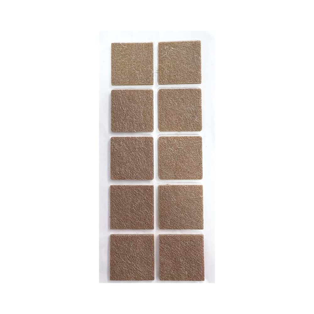 Hırsan Zemin Koruyucu Yapışkanlı Keçe 40x40mm Kare