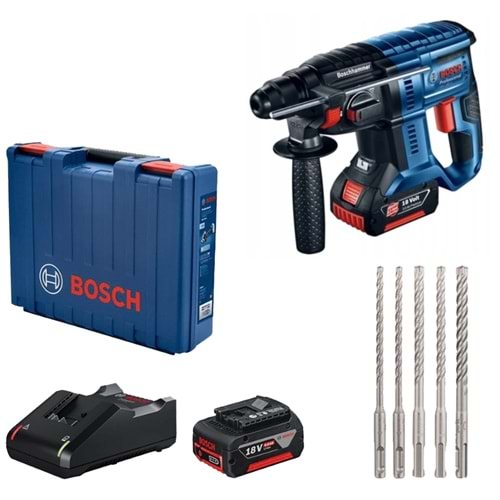 Bosch GBH 180 Lİ Akülü Kırıcı-Delici 18V 2x4.0Ah + Sds Plus Uç Hediye
