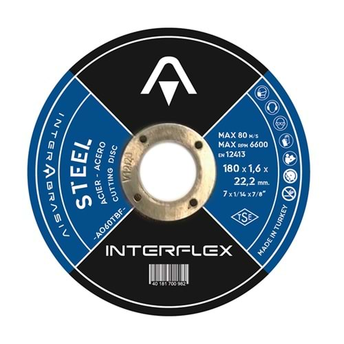 İnterflex Metal Taşlama Taşı 115x6.0x22.23 mm