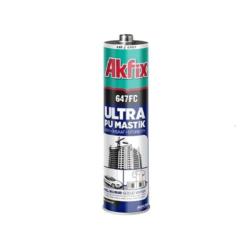 Akfix Pu Mastik P647FC Ultra Gri 280ml