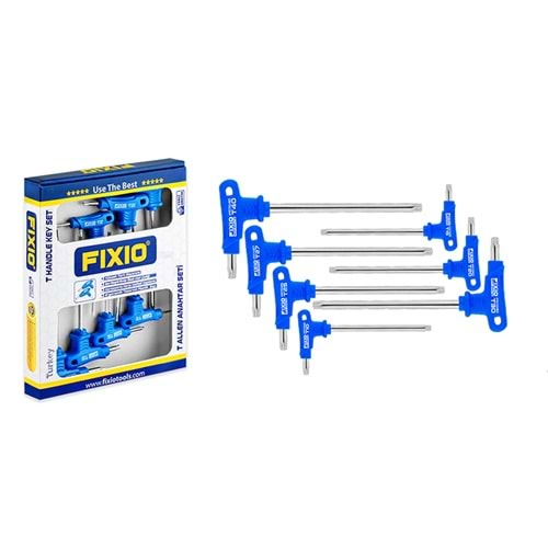 Fixio T Tipi Torx Anahtar Takımı 7 Parça