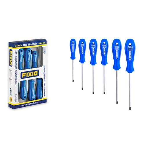 Fixio Torx Tornavida Takımı 6 Parça