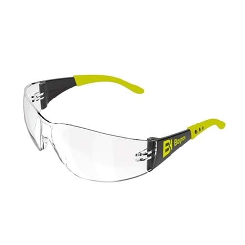 Baymax S-500 Dinamik Koruyucu Gözlük Çapak Gözlüğü Şeffaf