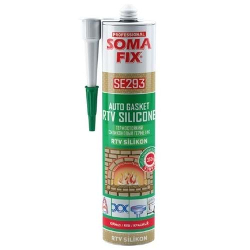 Somafix Rtv Silikon Sıvı Conta Kırmızı 280gr
