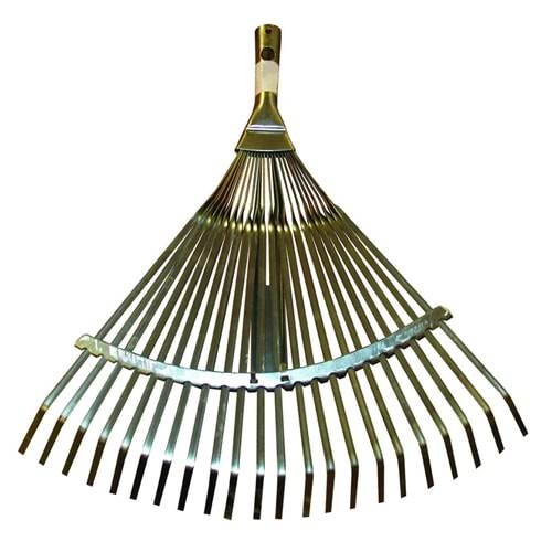 Hırsan Çim Tırmığı - Yaprak Tırmık Ayarlı Metal (Sapsız)