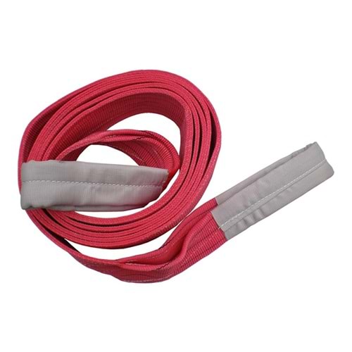 Hırsan Polyester Sapan Yük Kaldırma 5 Ton x 8mt Kırmızı