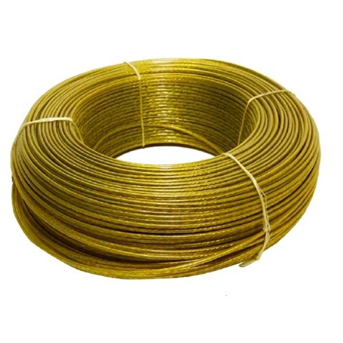 Hırsan İzoleli Pvc Kaplı Çelik Tel Halat 6mm - 200mt