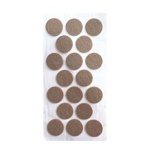 Hırsan Zemin Koruyucu Yapışkanlı Keçe 30x30mm Yuvarlak