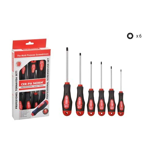 Cer-pa Prosoft Torx Tornavida Takımı 6 Parça