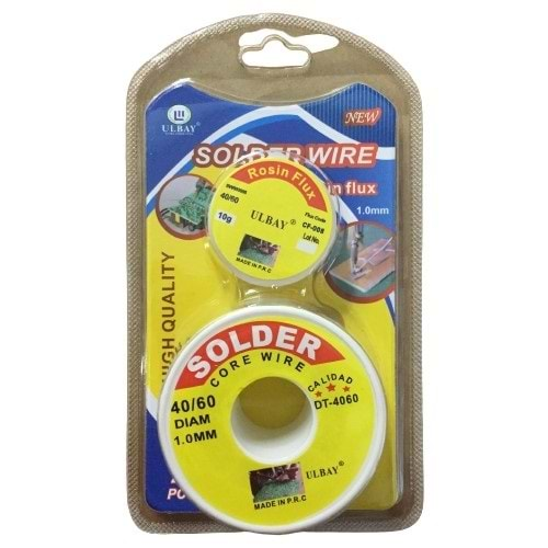 Hırsan Solder Wire Lehim Teli ve Pastası 2li Set